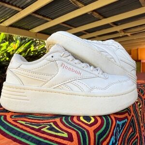 Reebok Galaxy‎ 7 Girls Kids Sneakers White Leather Size 11 (623 R30113S)